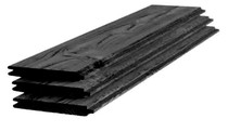 Blokhutprofiel plank Douglas | 28x195 | 500 cm | Zwart gespoten